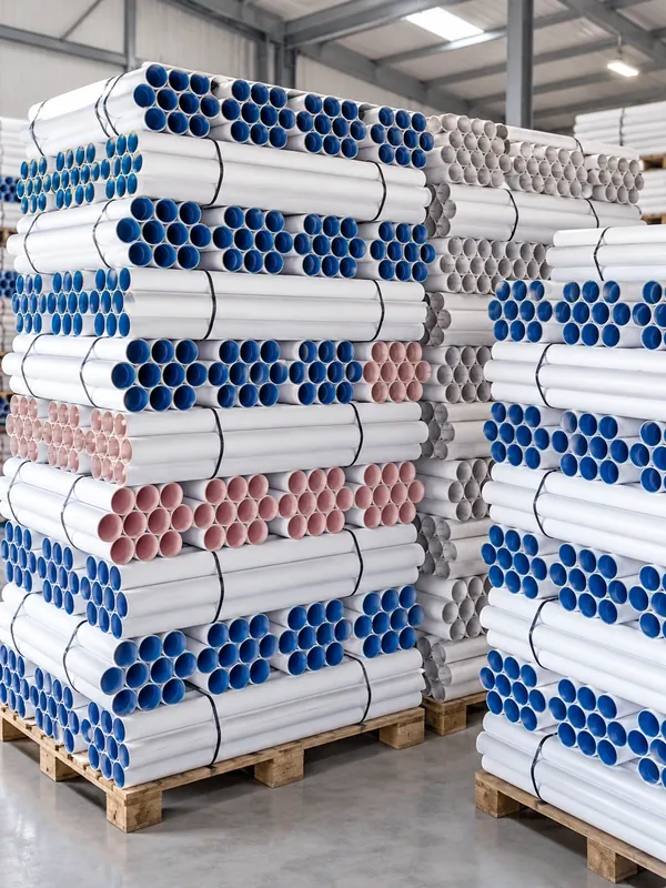Tubos de papel armazenados na Tubo Fit